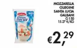 Coal Mozzarella Chieugine Santa Lucia Galbani offerta