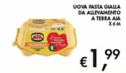 Coal Uova pasta gialla da allevamento a terra AIA offerta