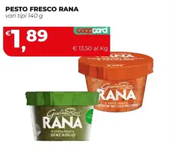 Coop Master Alleanza 3.0 Rana Pesto fresco offerta