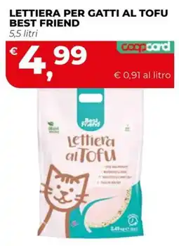 Coop Master Alleanza 3.0 Lettiera al Tofu Best Friend offerta