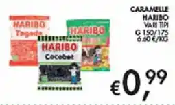 Coal Caramelle Haribo vari tipi offerta