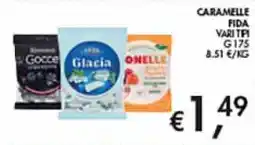 Coal Caramelle Fida vari tipi offerta