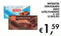 Coal Tavoletta cioccolato Novi offerta