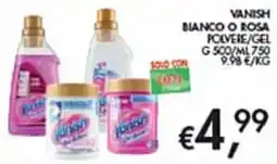 Coal Vanish bianco o rosa polvere/gel offerta