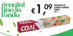 Coal Rotolo di carta forno Coal offerta