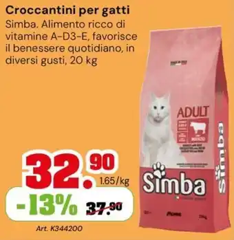 Croccantini per gatti Simba
