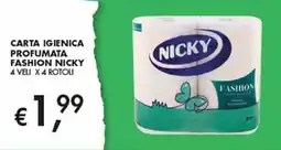 Coal Carta igienica profumata fashion nicky offerta