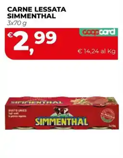 Coop Master Alleanza 3.0 Carne lessata Simmenthal offerta