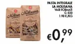 Coal Pasta integrale La Molisana offerta