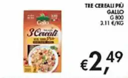 Coal Tre cereali più Gallo offerta