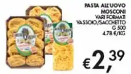 Coal Pasta all'uovo Mosconi offerta