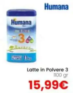 Paniate Humana Latte in Polvere 3 offerta