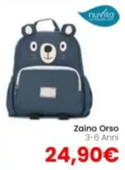Paniate Zaino Orso offerta