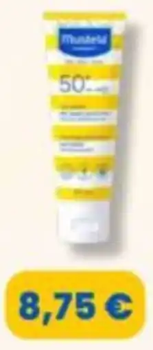 Paniate Mustela crema solare offerta