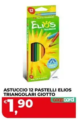 Coop Master Alleanza 3.0 Astuccio 12 pastelli elios triangolari giotto offerta