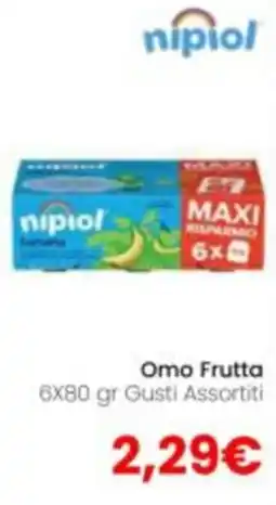 Paniate Omo Frutta offerta