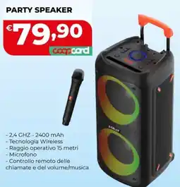 Coop Master Alleanza 3.0 Party Speaker Gelly offerta