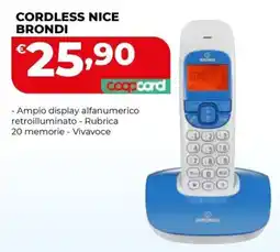 Coop Master Alleanza 3.0 Cordless Nice Brondi offerta