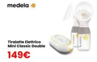 Paniate medela Tiralatte Elettrico Mini Classic Double offerta