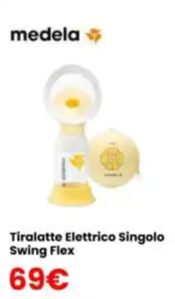 Paniate medela Tiralatte Elettrico Singolo Swing Flex offerta