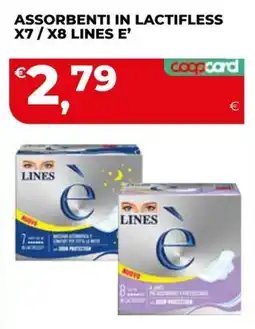 Coop Master Alleanza 3.0 Assorbenti in lactifless Lines e' offerta