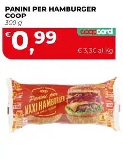 Coop Master Alleanza 3.0 Panini per Maxi Hamburger offerta