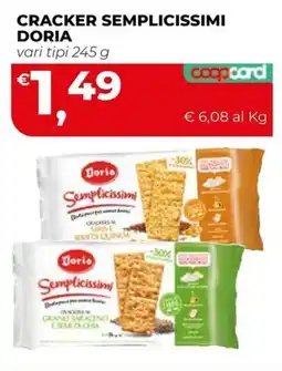 Coop Master Alleanza 3.0 Cracker semplicissimi Doria offerta