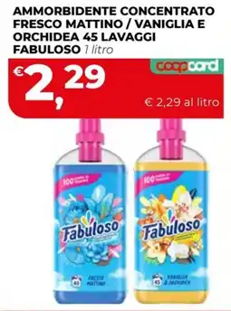 Coop Master Alleanza 3.0 Ammorbidente concentrato Fabuloso offerta