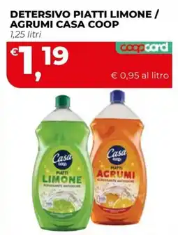 Coop Master Alleanza 3.0 Detersivo piatti limone / agrumi casa coop offerta