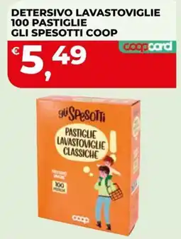 Coop Master Alleanza 3.0 Gli Spesotti pastiglie lavastoviglie classiche offerta