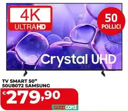 Coop Master Alleanza 3.0 TV Smart 50" 50U8072 Samsung offerta
