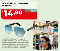 Coop Master Alleanza 3.0 Occhiali Bluetooth Wesdar offerta