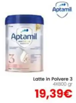 Paniate Aptamil Latte in Polvere 3 offerta