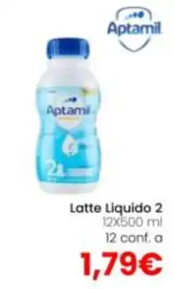 Paniate Latte Liquido 2 Aptamil offerta