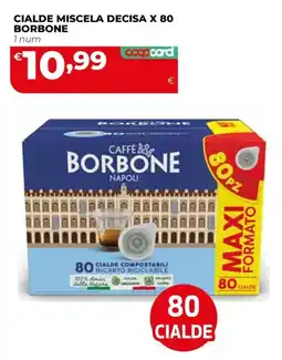Coop Master Alleanza 3.0 Cialde miscela decisa Borbone offerta
