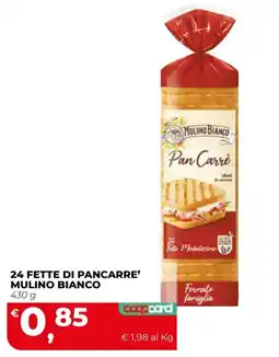 Coop Master Alleanza 3.0 24 Fette di Pancarre' Mulino Bianco offerta