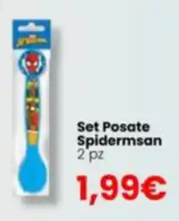 Paniate Set Posate Spiderman offerta