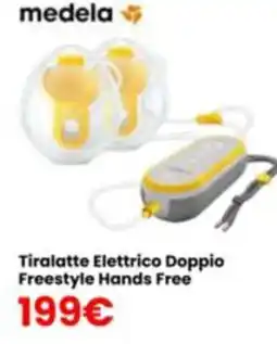 Paniate medela Tiralatte Elettrico Doppio Freestyle Hands Free offerta