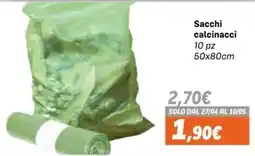 Orizzonte Sacchi calcinacci offerta