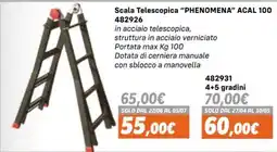 Orizzonte Scala Telescopica "PHENOMENA" ACAL 100 offerta