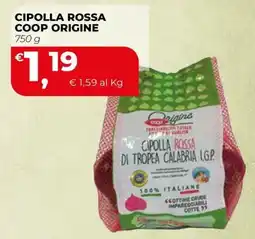 Coop Master Alleanza 3.0 Cipolla Rossa di Tropea Calabria I.G.P. Coop Origine offerta