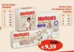 Paniate Huggies extra care mutandina-pants grande offerta