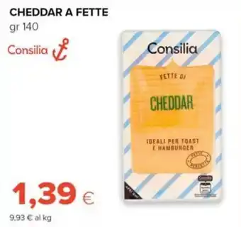 Consilia Cheddar a fette