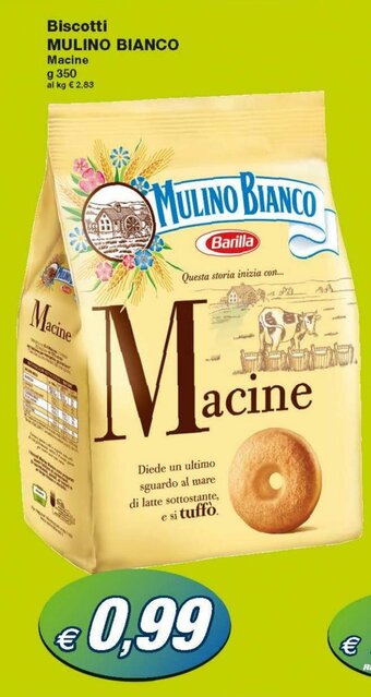Prix Quality Mulino Bianco Biscotti 350g offerta
