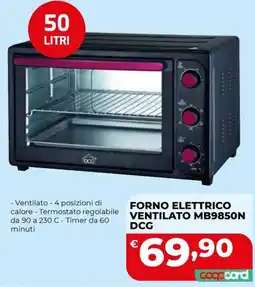 Coop Master Alleanza 3.0 Forno elettrico ventilato DCG offerta