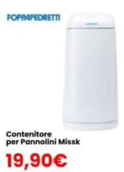 Paniate Contenitore per Pannolini Missk offerta