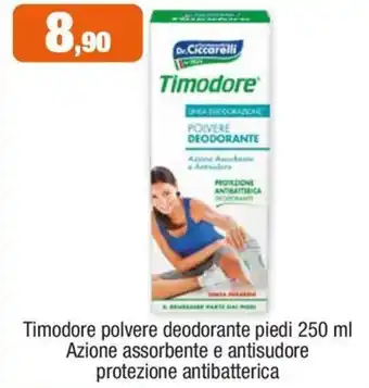 Timodore polvere deodorante piedi