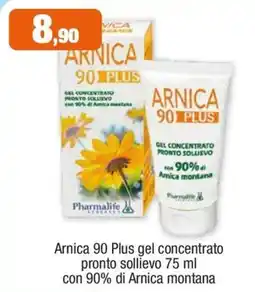 Eufarma Arnica 90 Plus gel concentrato pronto solievo offerta