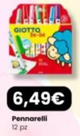 Paniate Giotto be-be Pennarelli offerta