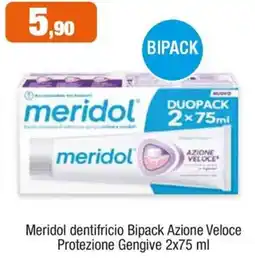 Eufarma Meridol dentifricio Azione Veloce Protezione Gengive offerta